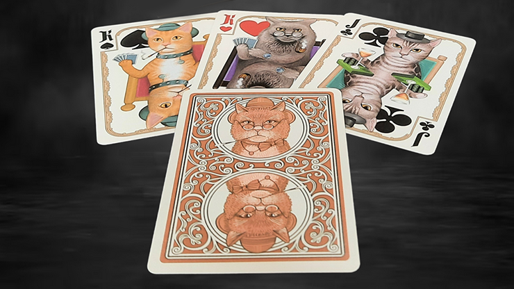 76703 alt1.png Bicycle Poker Cats V2 Playing Cards
