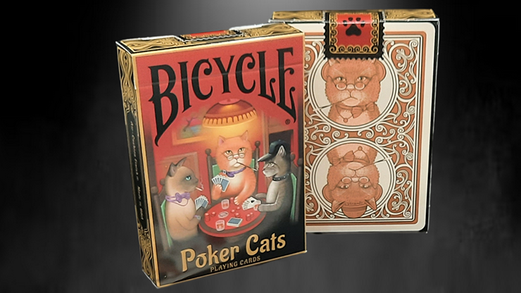 76703 full.png Bicycle Poker Cats V2 Playing Cards