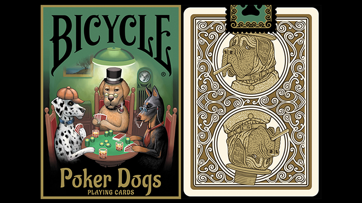 76704 alt4.png Bicycle Poker Dogs V2 Playing Cards