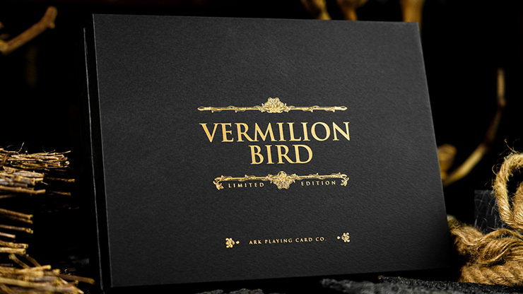 76712 full.png Vermilion Bird Black Gold Box Set by Ark Playing Cards