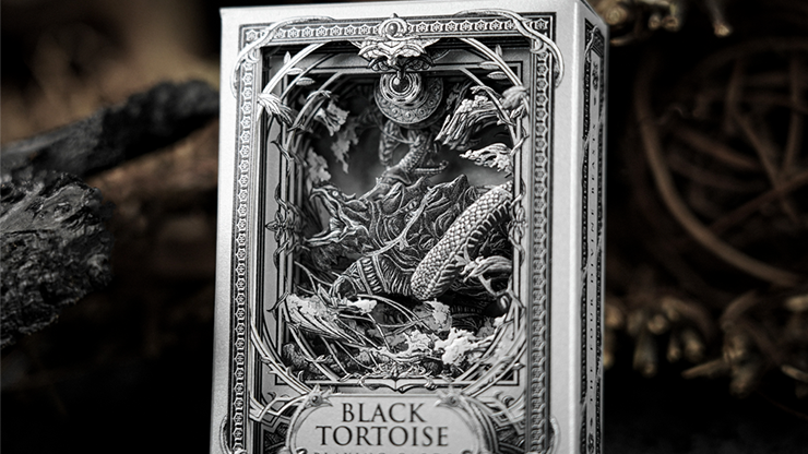 76716 alt4.png Black Tortoise Black Gold Box Set by Ark Playing Cards