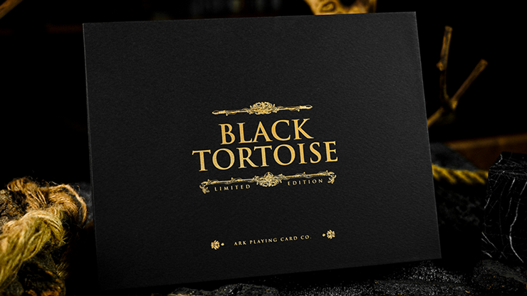 76716 full.png Black Tortoise Black Gold Box Set by Ark Playing Cards