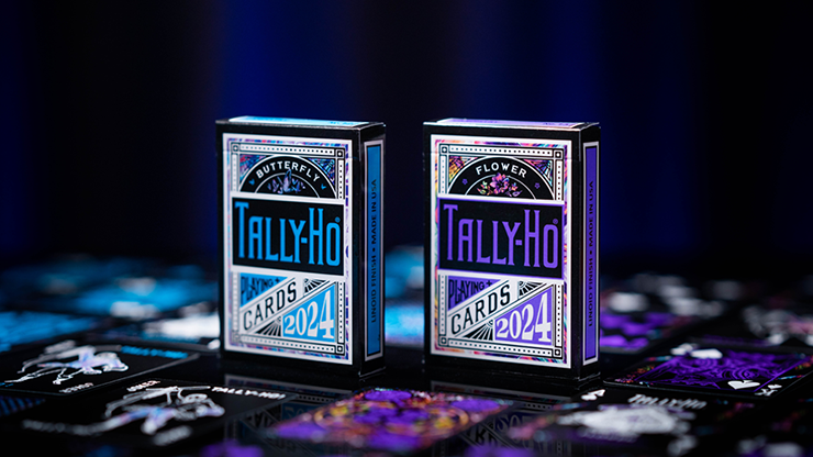 76743 alt1.png Tally-Ho 2024 (Flower) Playing Cards by US Playing Card Co