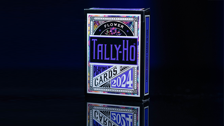 76743 full.png Tally-Ho 2024 (Flower) Playing Cards by US Playing Card Co