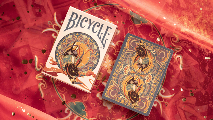 76870 alt1.png Bicycle Chinese Zodiac (Rabbit) Playing Cards by US Playing Card Co