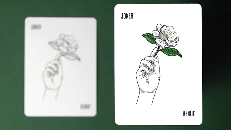 76902 alt3.png Magnolia White Playing Cards