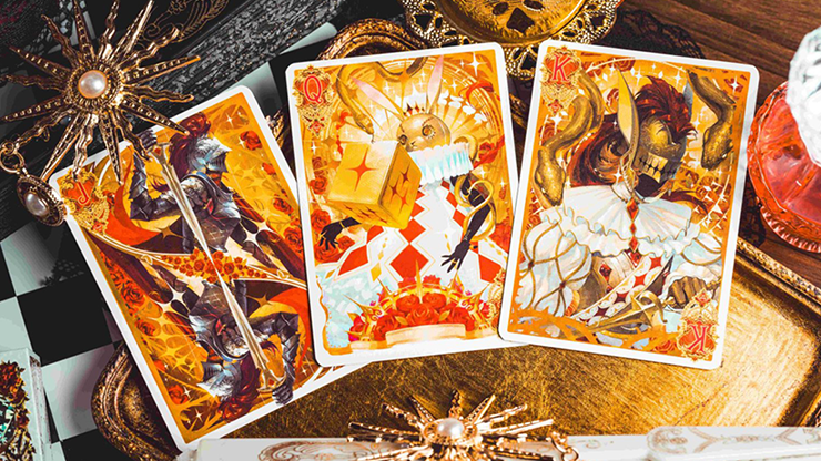 77030 alt2.png Silence V3 (White) Playing Cards by KING STAR
