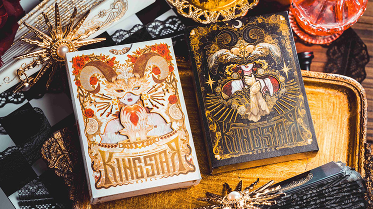 77030 alt5.png Silence V3 (White) Playing Cards by KING STAR