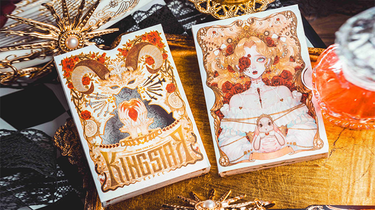 77030 full.png Silence V3 (White) Playing Cards by KING STAR