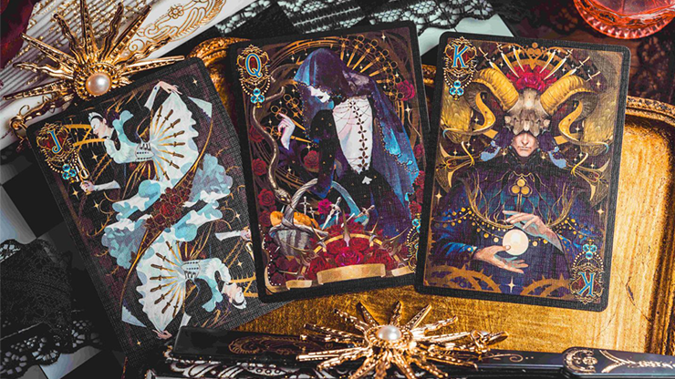 77031 alt2.png Silence V3 (Black) Playing Cards by KING STAR