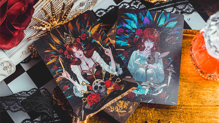 77031 alt3.png Silence V3 (Black) Playing Cards by KING STAR