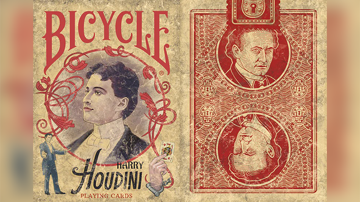 77064 full.png Bicycle Harry Houdini Playing Cards by Collectible Playing Cards