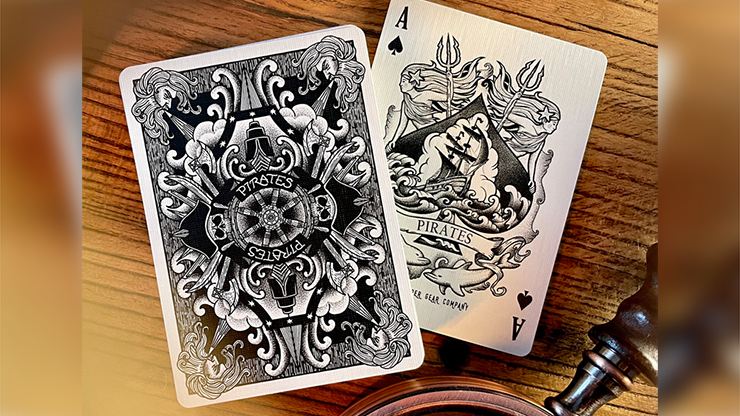 77165 alt2.png Pirate (Daylight) Playing Cards with Mechanical Box