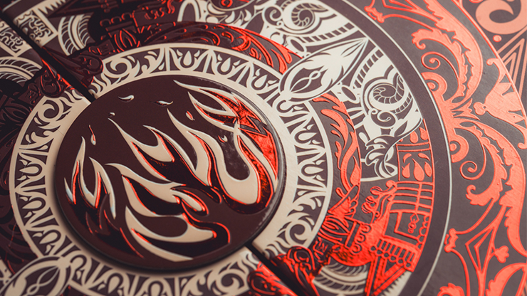 77188 alt2.png Atlantis (Water and Fire) Limited Gilded 2 Decks Set Playing Cards