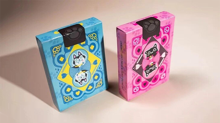77222 alt4.png Bicycle Cat (Pink) Playing Cards by US Playing Card Co.