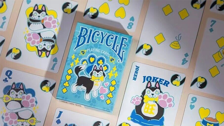 77223 full.png Bicycle Dog (Blue) Playing Cards by US Playing Card Co.