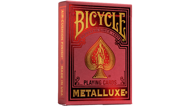 77269 alt2.png Bicycle Metalluxe Red Playing Cards by US Playing Card Co.