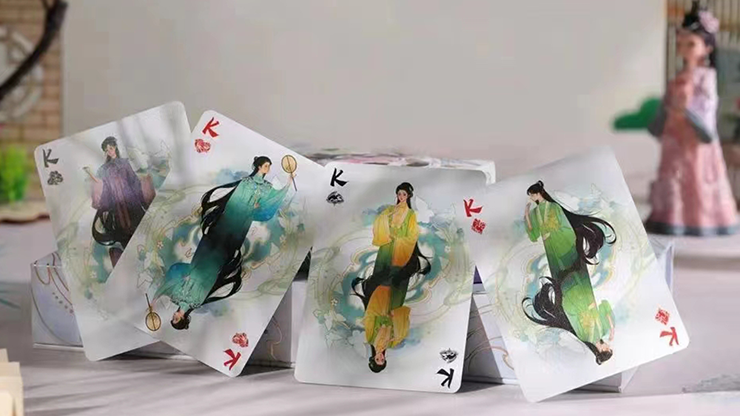 77400 alt4.png Flower Moon V2 (Lotus Pond) Playing Cards by King Star