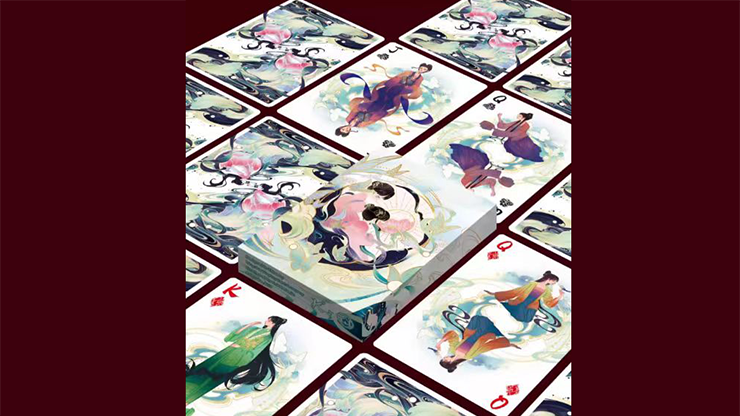 77400 alt5.png Flower Moon V2 (Lotus Pond) Playing Cards by King Star
