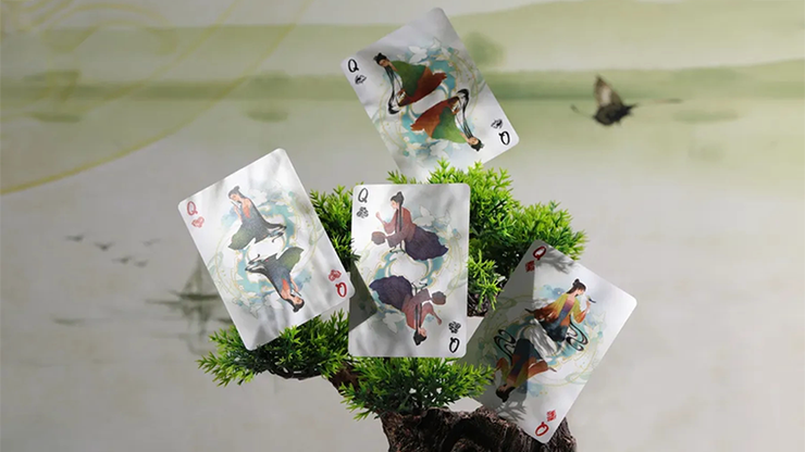 77401 alt4.png Flower Moon V2 (Moonlight) Playing Cards by King Star