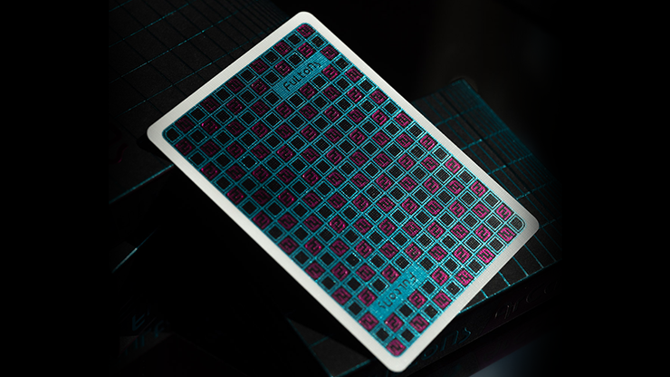 77651 alt1.png FULTONS Arcade TRON Edition Pink and Blue Foil Playing Cards