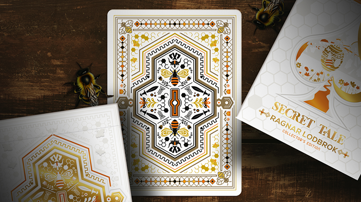 77718 alt3.png Secret Tale Ragnar White Bee Collector's Playing Cards