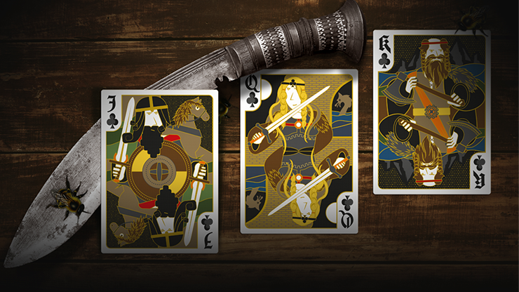 77718 alt4.png Secret Tale Ragnar White Bee Collector's Playing Cards