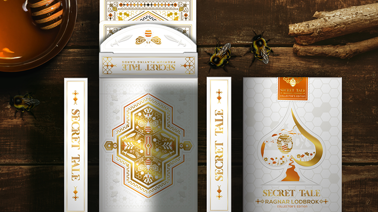 77718 alt5.png Secret Tale Ragnar White Bee Collector's Playing Cards
