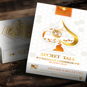Secret Tale Ragnar White Bee Collector's Playing Cards