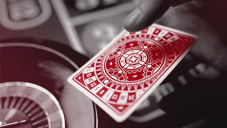 77768 alt1.png Roulette (Red) Playing Cards by Mechanic Industries