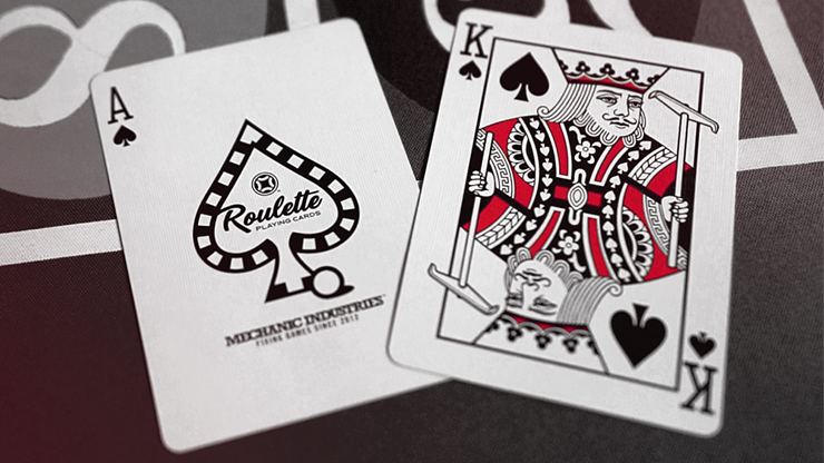 77768 alt4.png Roulette (Red) Playing Cards by Mechanic Industries