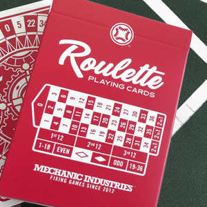 Roulette (Red) Playing Cards by Mechanic Industries