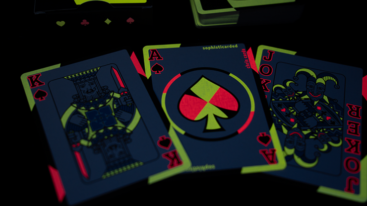 77790 alt2.png Chris Cards Covered Circle GLOW Playing Cards