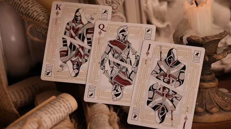 78043 alt3.png Assassin's Creed Legacy (Hidden Blade White) Playing Cards