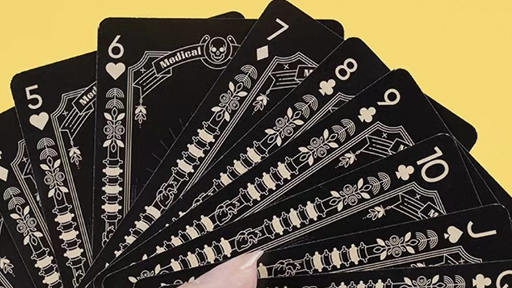 79426 alt4.png Medical Poker (Black) Playing Cards