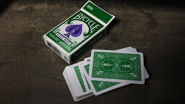 79484 alt1.png Mini Bicycle Cards (Green)