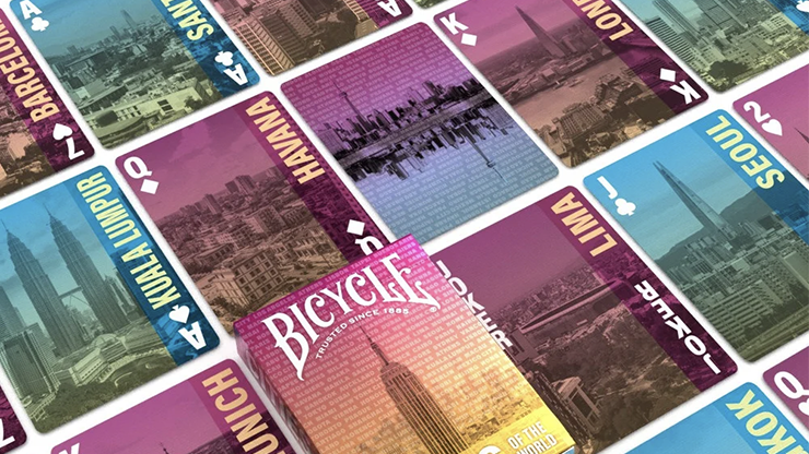 79613 alt1.png Bicycle Cities of the World Playing Cards by US Playing Card