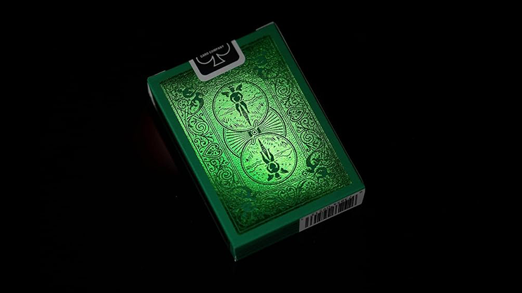79727 alt3.png Bicycle Metalluxe Green Playing Cards by US Playing Card Co.