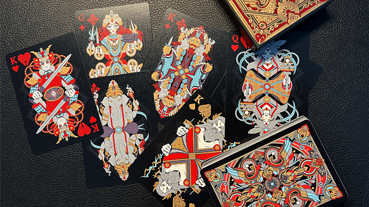 79753 alt2.png Sacred Legends Black Edition Playing Cards by HypieLab