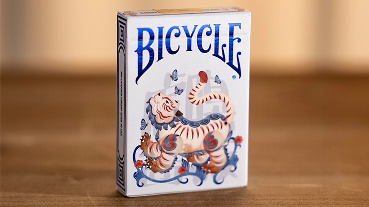 79789 alt4.png Bicycle Mascot (Tiger Sniffs the Rose) Playing Cards