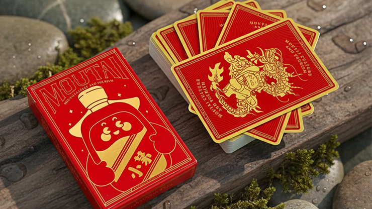 79867 alt3.png MOUTAI Red Limited Edition (2 Deck Set) Playing Cards