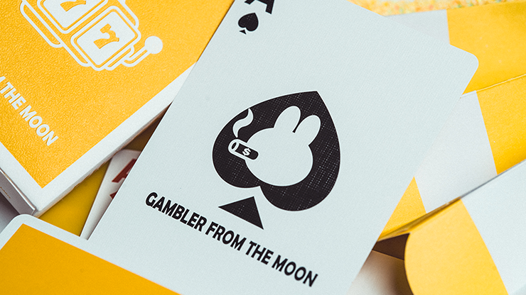 80046 alt1.png Gilded Milk Casino Deck (Silver) by Bacon Playing Card Company