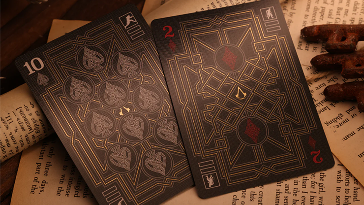 80071 alt3.png Assassin's Creed Legacy Version 2 Onyx (Hidden Blade) Playing Cards