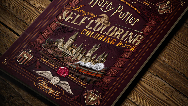 80095 alt5.png Harry Potter Self-Coloring Book by theory11