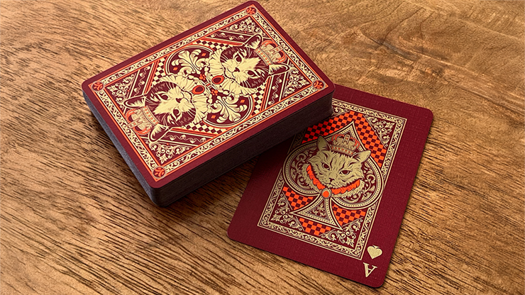 80221 alt2.png Neko Royal Red Playing Cards