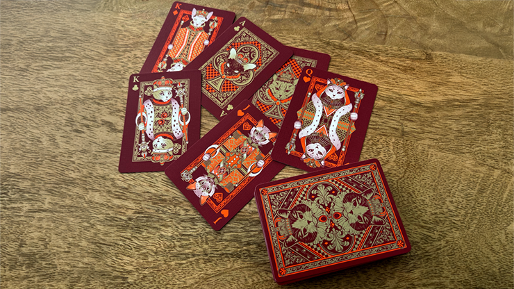 80221 alt3.png Neko Royal Red Playing Cards