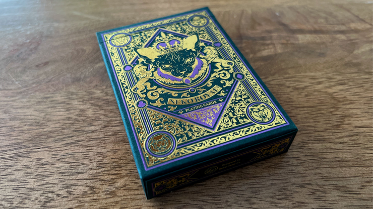 80222 full.png Neko Royal Green Playing Cards