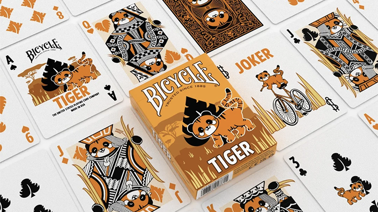 80279 alt1.png Bicycle Tiger Playing Cards by US Playing Card Co