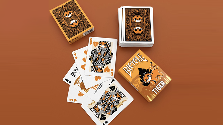 80279 alt2.png Bicycle Tiger Playing Cards by US Playing Card Co