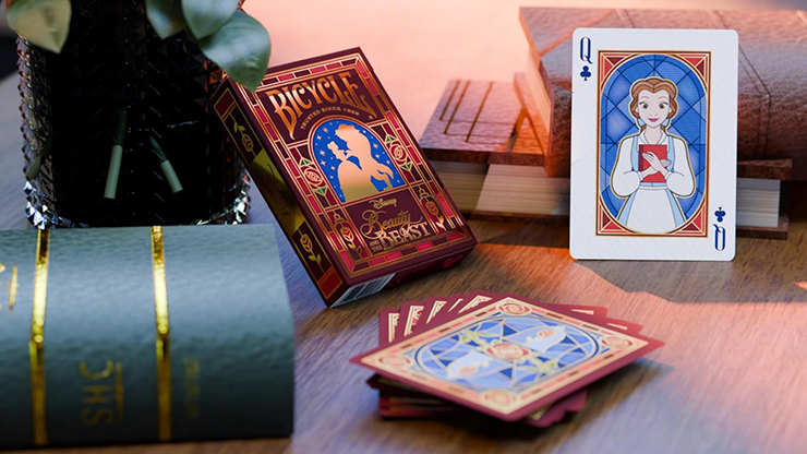 80282 alt2.png Bicycle Disney Beauty and the Beast by US Playing Card Co
